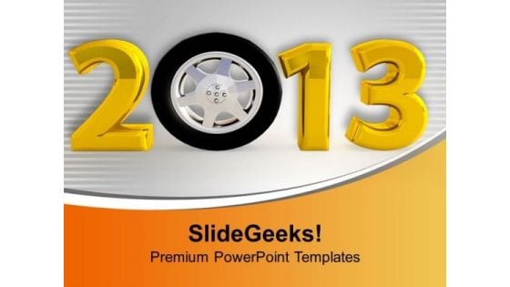 Figures Of Coming New Year 2013 PowerPoint Templates Ppt Backgrounds For Slides 0113