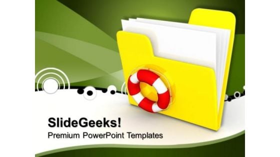 Files And Folders Computer Internet PowerPoint Templates And PowerPoint Themes 0812