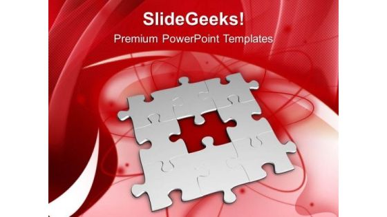 Fill The Problem With Right Solution PowerPoint Templates Ppt Backgrounds For Slides 0513