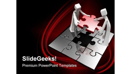 Final Puzzle Business PowerPoint Themes And PowerPoint Slides 0511