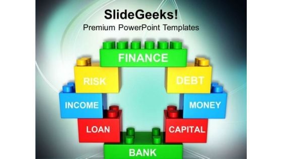 Finance Depends On Market And Risk PowerPoint Templates Ppt Backgrounds For Slides 0713