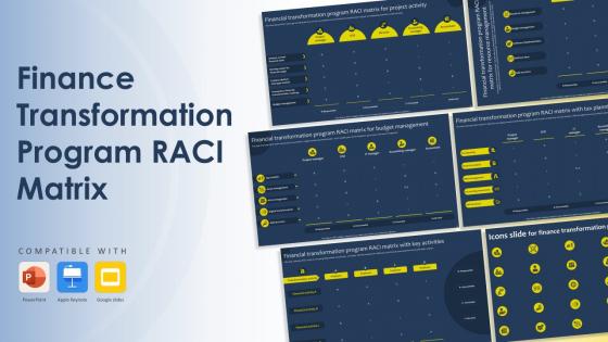 Finance Transformation Program RACI Matrix Powerpoint Ppt Template Finance Transformation Program RACI Matrix Powerpoint Ppt Template