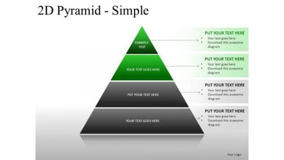 Financial 2d Pyramid Simple PowerPoint Slides And Ppt Diagram Templates