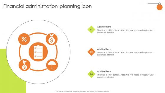 Financial Administration Planning Icon Download Pdf