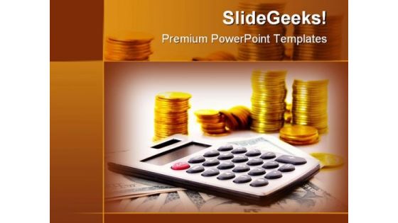 Financial Business PowerPoint Template 0610