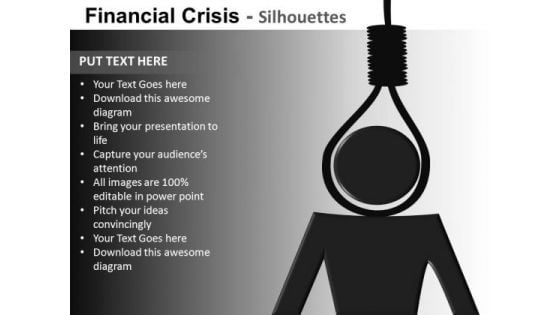Financial Crisis Suicide PowerPoint Templates Editable Ppt Slides