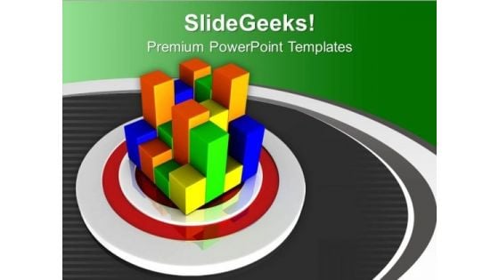 Financial Diagram Target Business PowerPoint Templates Ppt Backgrounds For Slides 0313