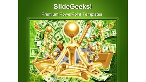 Financial Enlightened Money PowerPoint Templates And PowerPoint Backgrounds 0611