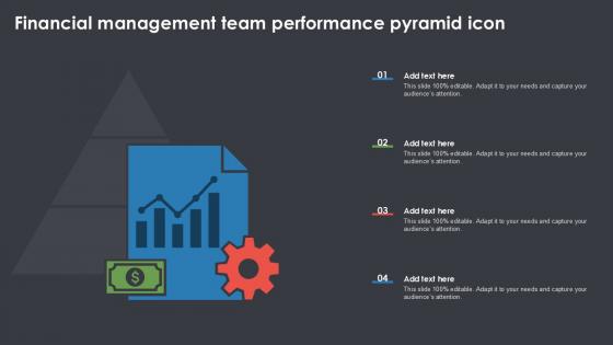 Financial Management Team Performance Pyramid Icon Ppt Powerpoint SS