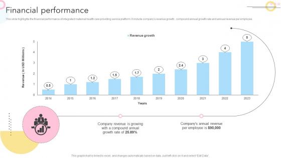 Financial Performance Maternity Support Platform Pitch Deck
