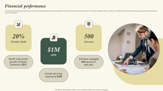 Financial Performance Nubity Capital Funding Pitch Deck Portrait Pdf