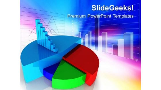 Financial Pie Chart Business Marketing Strategy PowerPoint Templates Ppt Backgrounds For Slides 0313