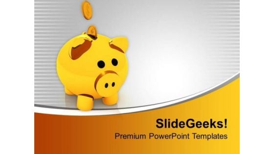 Financial Piggy Bank Growth Concept PowerPoint Templates Ppt Backgrounds For Slides 0413