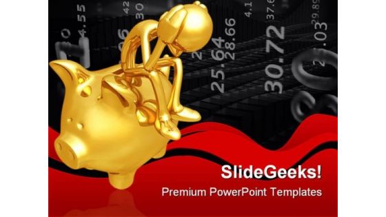 Financial Problem Business PowerPoint Themes And PowerPoint Slides 0511