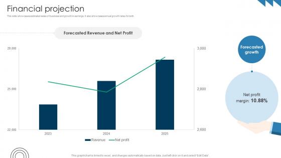 Financial Projection Premium Hospitality Service Business Model BMC SS V