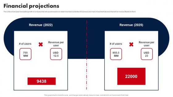 Financial Projections E Media Platform Investor Fund Raising Download PDF