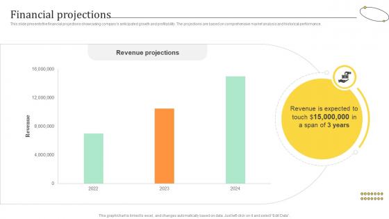 Financial Projections Travel Bag Funding Pitch Deck