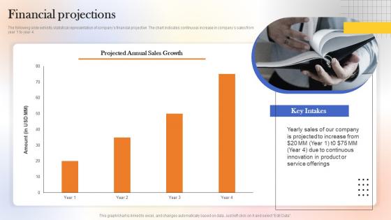 Financial Projections Web Designing Platform Fundraising Pitch Deck Microsoft Pdf