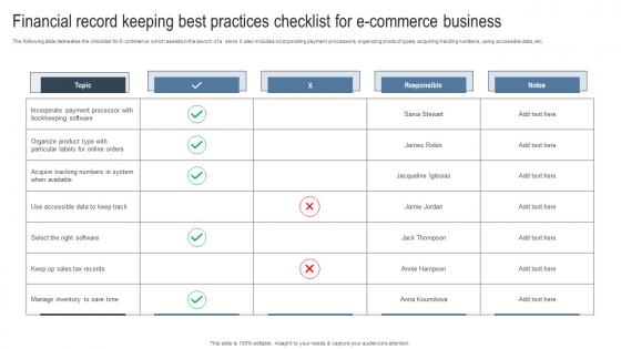Financial Record Keeping Best Practices Checklist For E Commerce Business Introduction Pdf Financial Record Keeping Best Practices Checklist For E Commerce Business Introduction Pdf