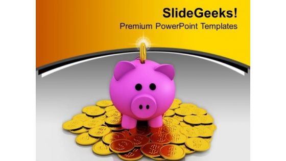 Financial Security With Piggy Bank Business PowerPoint Templates Ppt Backgrounds For Slides 0313 Financial Security With Piggy Bank Business PowerPoint Templates Ppt Backgrounds For Slides 0313