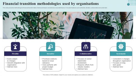 Financial Transition Methodologies Used By Organisations Infographics Pdf