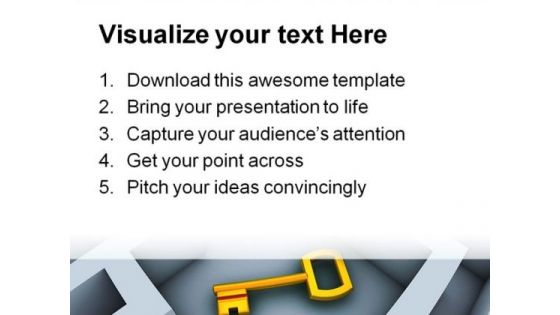 Find Key Business PowerPoint Template 1110