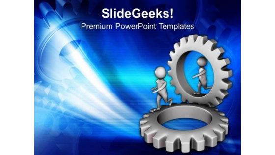 Find New Process To Gear Your Business PowerPoint Templates Ppt Backgrounds For Slides 0613