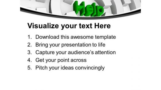 Find New Way Of Help PowerPoint Templates Ppt Backgrounds For Slides 0413