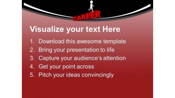 Find Right Path For Career PowerPoint Templates Ppt Backgrounds For Slides 0713