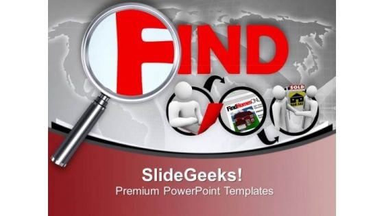 Find Right Property PowerPoint Templates Ppt Backgrounds For Slides 0613 Find Right Property PowerPoint Templates Ppt Backgrounds For Slides 0613