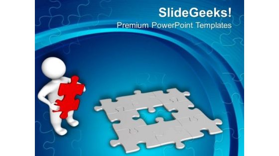 Find Right Solution Of The Business Problem PowerPoint Templates Ppt Backgrounds For Slides 0413