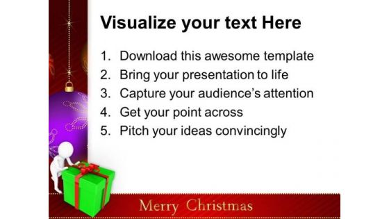 Find Some Good Gifts For Christmas PowerPoint Templates Ppt Backgrounds For Slides 0713