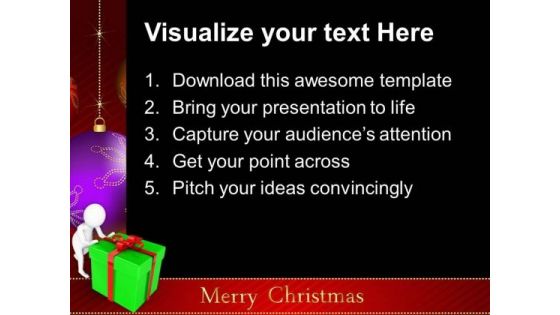 Find Some Good Gifts For Christmas PowerPoint Templates Ppt Backgrounds For Slides 0713