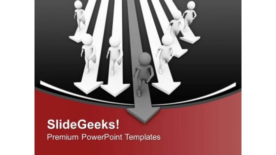 Find The First Position In Race PowerPoint Templates Ppt Backgrounds For Slides 0613