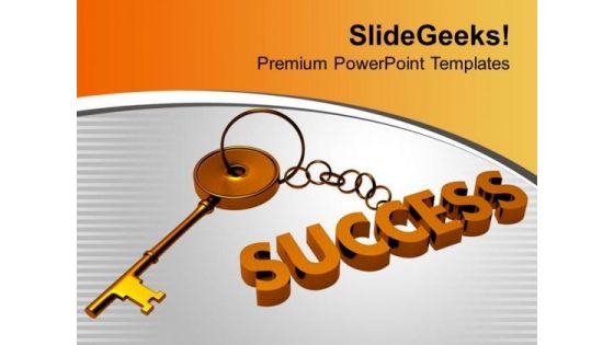 Find The Key Chain Of Success PowerPoint Templates Ppt Backgrounds For Slides 0413