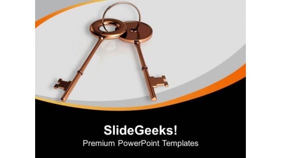 Find The Key For Success PowerPoint Templates Ppt Backgrounds For Slides 0513