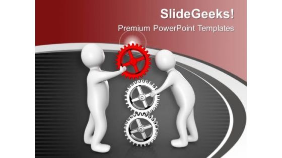 Find The Right Gear For Business PowerPoint Templates Ppt Backgrounds For Slides 0713