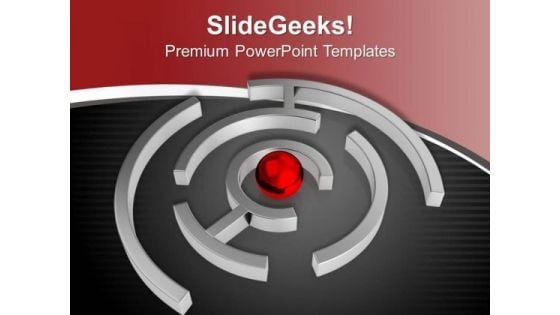 Find The Right Labyrinth PowerPoint Templates Ppt Backgrounds For Slides 0613 Find The Right Labyrinth PowerPoint Templates Ppt Backgrounds For Slides 0613