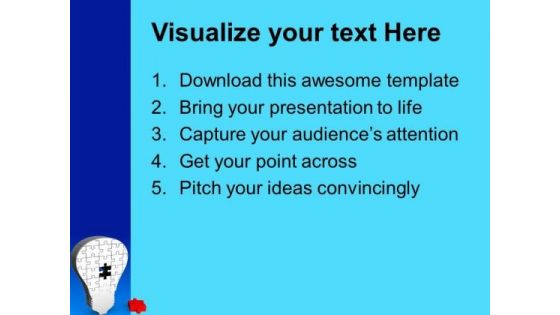 Find The Right Part Of Idea PowerPoint Templates Ppt Backgrounds For Slides 0613