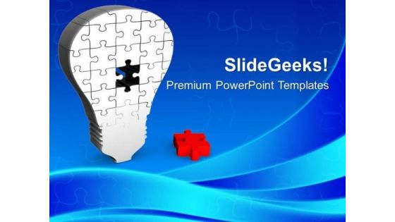 Find The Right Part Of Idea PowerPoint Templates Ppt Backgrounds For Slides 0613