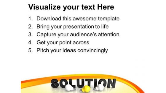 Find The Right Solution For Business PowerPoint Templates Ppt Backgrounds For Slides 0413