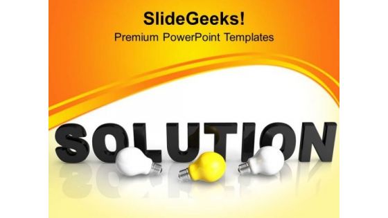 Find The Right Solution For Business PowerPoint Templates Ppt Backgrounds For Slides 0413