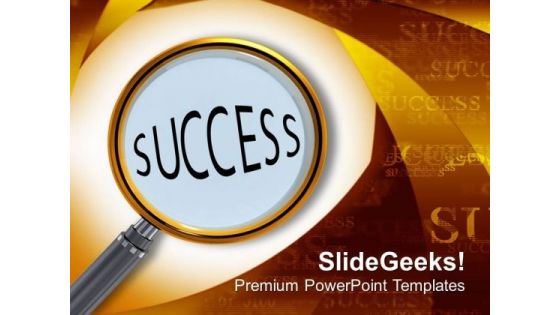 Find The Right Way To Success PowerPoint Templates Ppt Backgrounds For Slides 0413