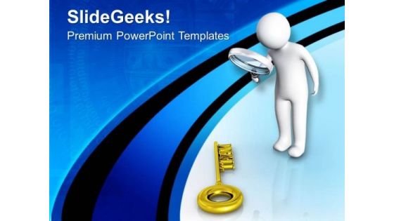 Find The Successful Key For Team PowerPoint Templates Ppt Backgrounds For Slides 0713