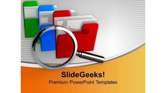 Find Your Data In Database PowerPoint Templates Ppt Backgrounds For Slides 0713