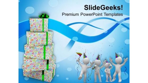 Find Your Own Gift This Festive Season PowerPoint Templates Ppt Backgrounds For Slides 0513
