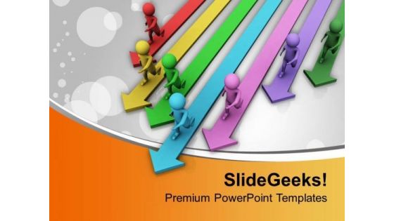 Find Your Place In Crowd PowerPoint Templates Ppt Backgrounds For Slides 0613