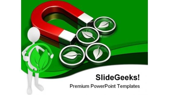 Finding Green Symbol Environment PowerPoint Templates And PowerPoint Backgrounds 0611