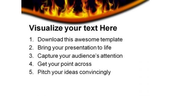 Fire Flames Abstract PowerPoint Templates And PowerPoint Backgrounds 0411