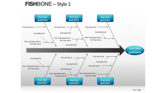 Fishbone Chart PowerPoint Templates